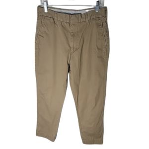Merona men’s khaki pants size 33x32 tan flat front